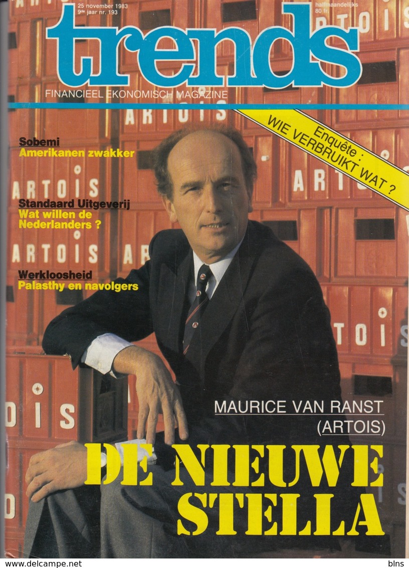 Trends 25 November 1983 - Maurice Van Ranst Brouwerij Artois - Sobemi - Standaard Uitgeverij - Palasty - General Issues