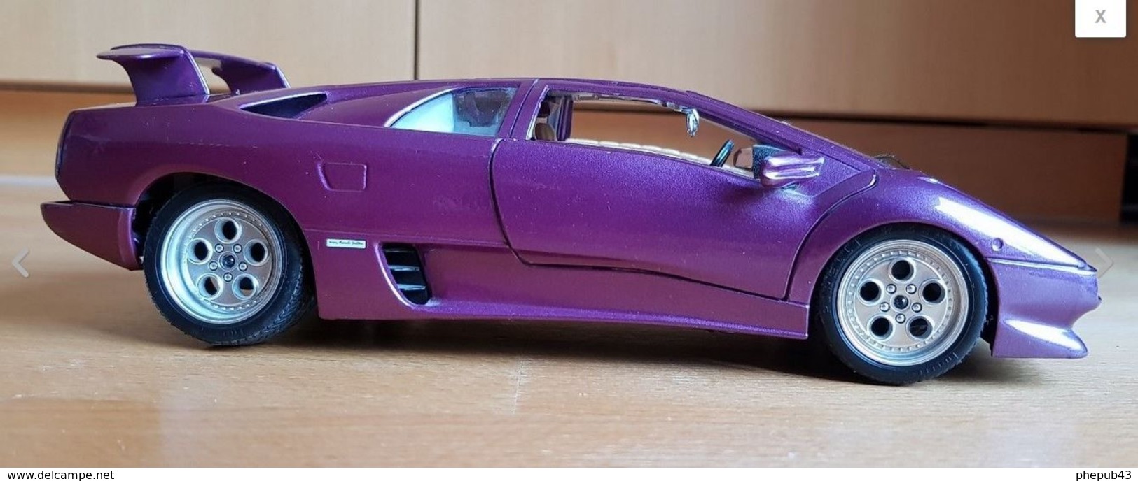 Burago - Lamborghini Diablo - 1990 - Purple - Burago (1:18)