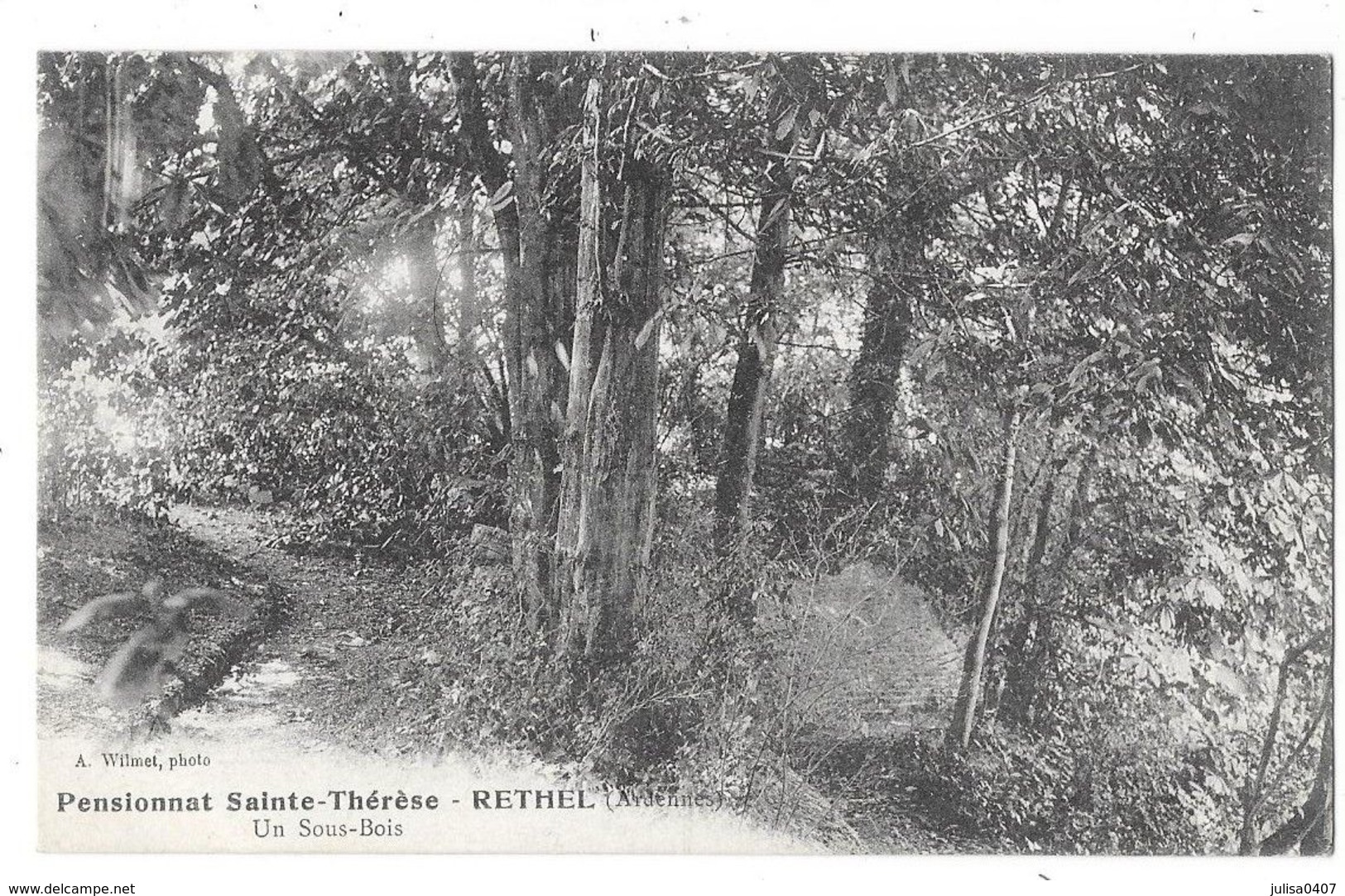 RETHEL (08) Pensionnat Sainte Therèse Sous Bois - Rethel