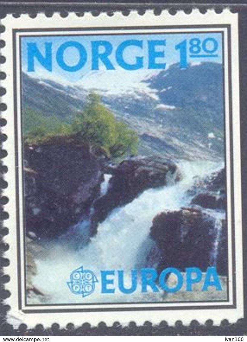 1977. Norway, Europa,  Mich.743, 1v, Mint/** - Ungebraucht