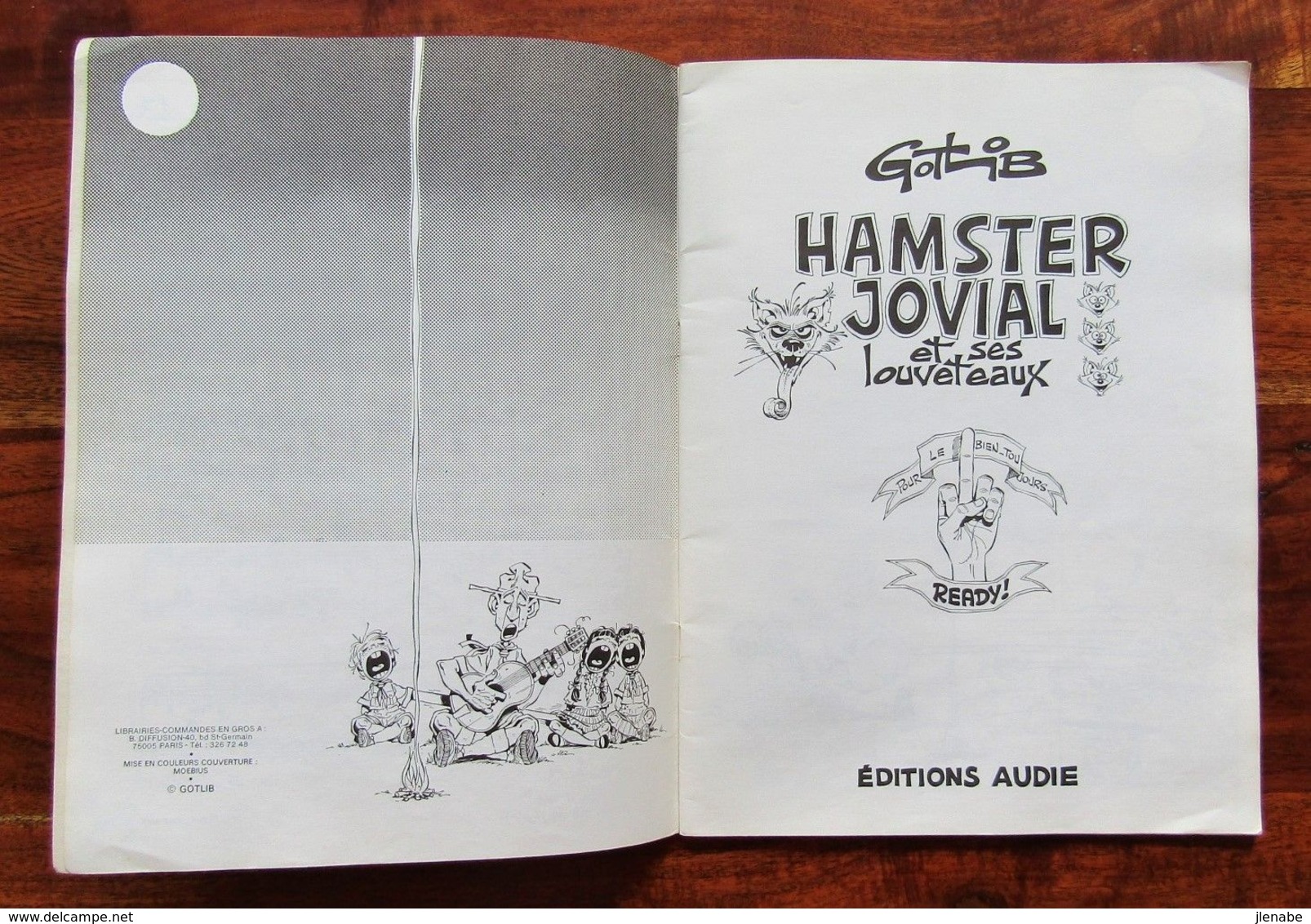 HAMSTER JOVIAL EO 1974 Par GOTLIB - Gotlib