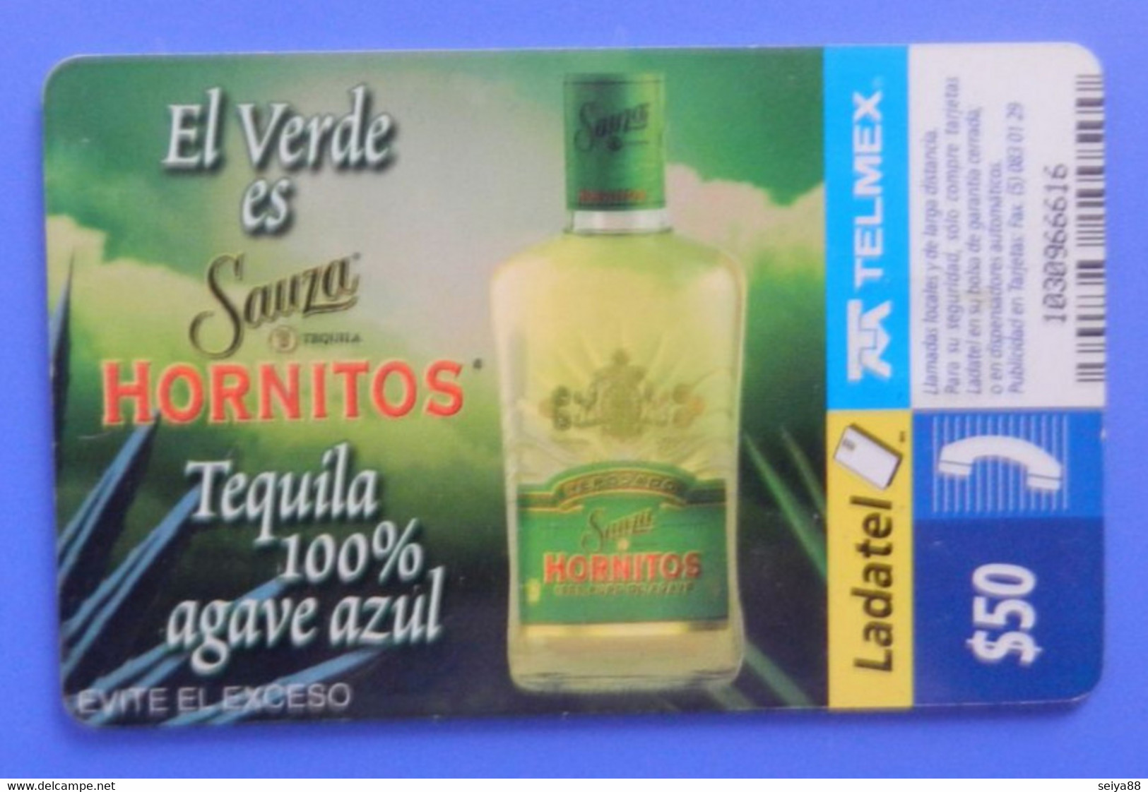 Mexico Parrot Love Bird Agapornis Tequila Hornitos Sauza Telmex Ladatel - Loros