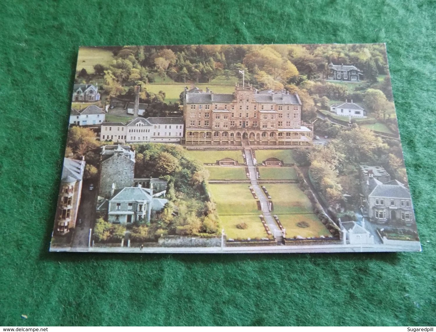 VINTAGE UK SCOTLAND: ISLE OF BUTE Glenburn Hotel Aerial Colour - Bute