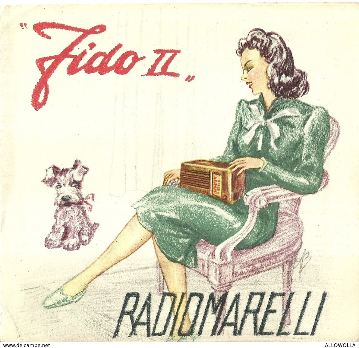 8370" FIDO II-RADIOMARELLI-SUPERETERODINA A 5 VALVOLE-ONDE MEDIE"4 PAGINE -ORIGINALE 1940 - Literature & Schemes