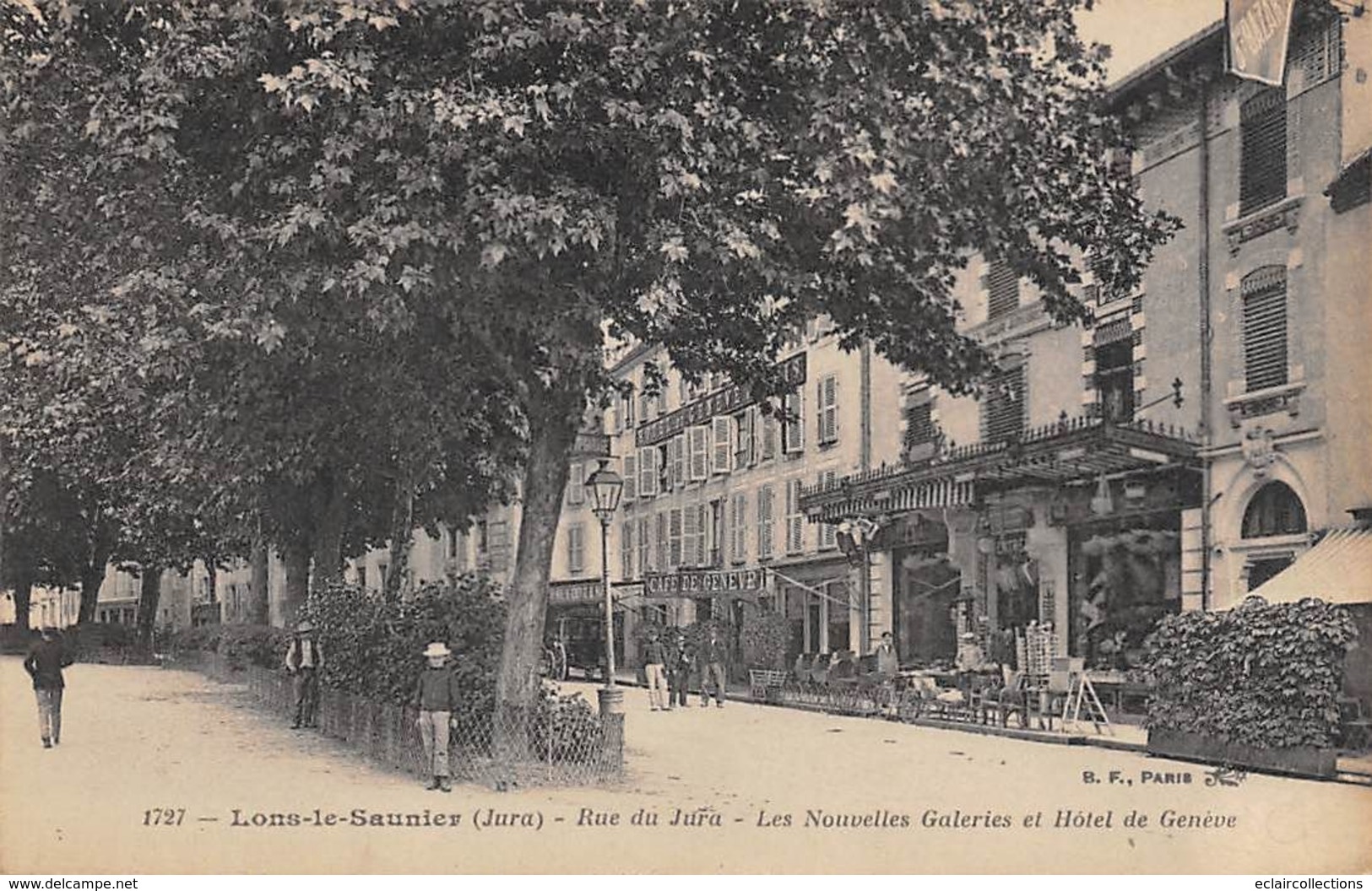 Lons Le Saunier         39     Les Nouvelles Galeries Et Hôtel De Genève    ( Voir Scan) - Lons Le Saunier