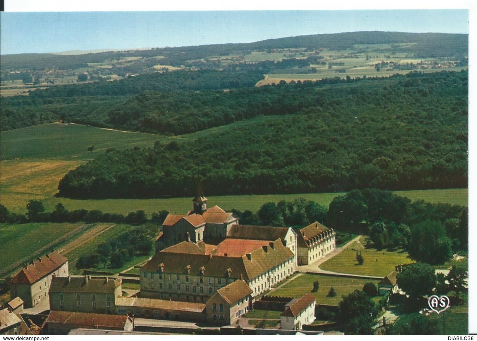 GENDREY   Les Environs De Dole    (  JURA  )      ABBAYE NOTRE-DAME D' ACEY, VUE D' ENSEMBLE - Gendrey