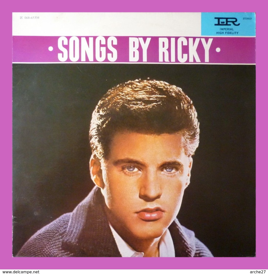 RICKY NELSON - LP - 33T - Disque Vinyle - Songs By Ricky - 61358 - Rock