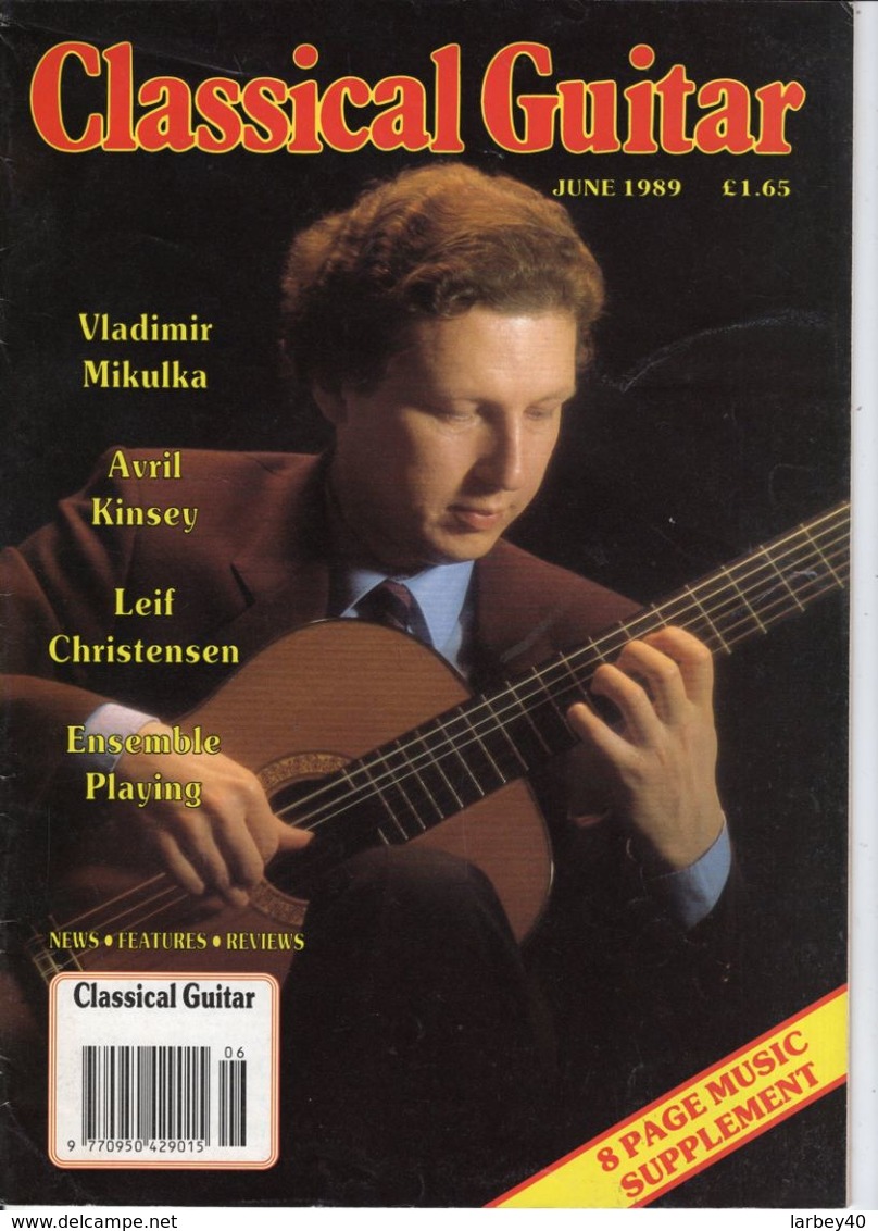 Revue De Guitare - Classical Guitar - N° 10 - 1989 - Vladimir Mikulka - Unterhaltung