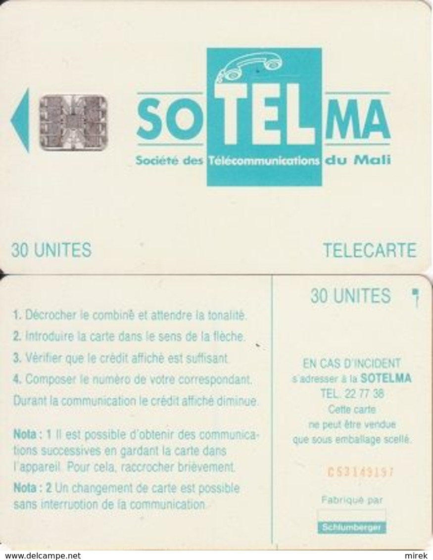 180/ Mali; P8. Light Blue Logo, SC7, CN C53149197 - Mali