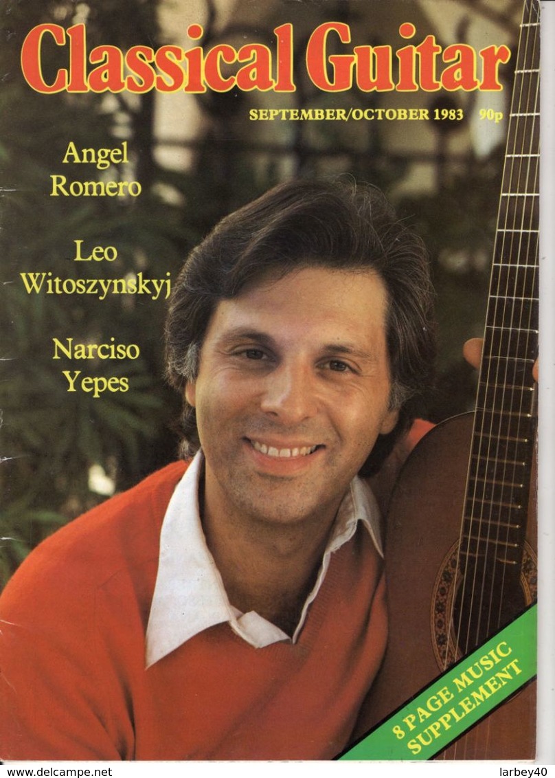 Revue De Guitare - Classical Guitar - N° 1 - 1983 - Angel Romero - Divertissement