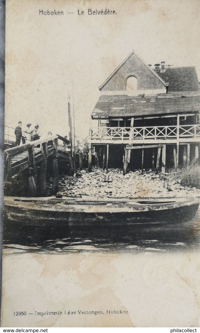 Hoboken (Antwerpen) Le Belvedere 1909 Zeldzaam - Vlekkig - Sonstige & Ohne Zuordnung