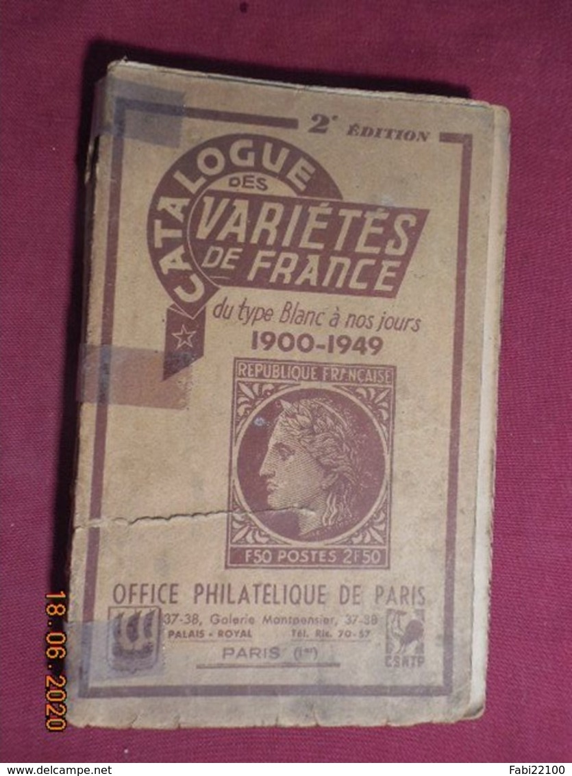 Variétés De France - Edition De 1946 - Annullamenti