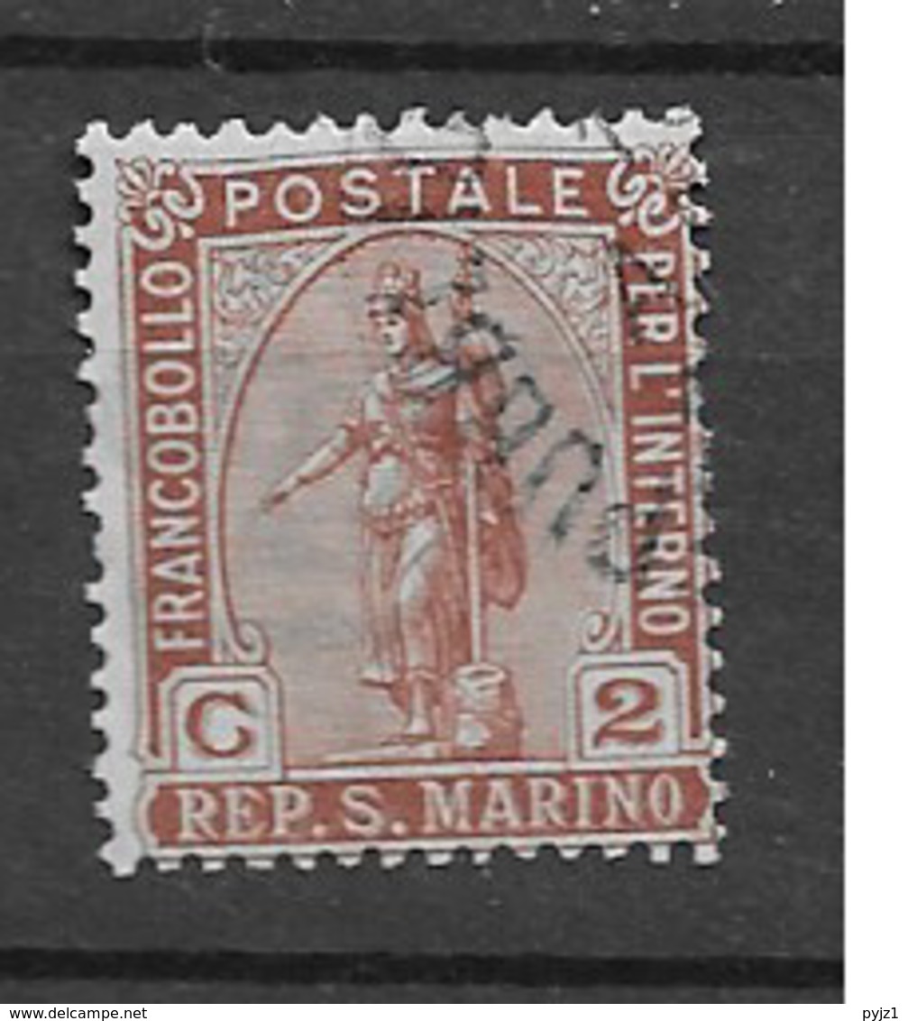 1899 USED San Marino Mi 32 - Used Stamps