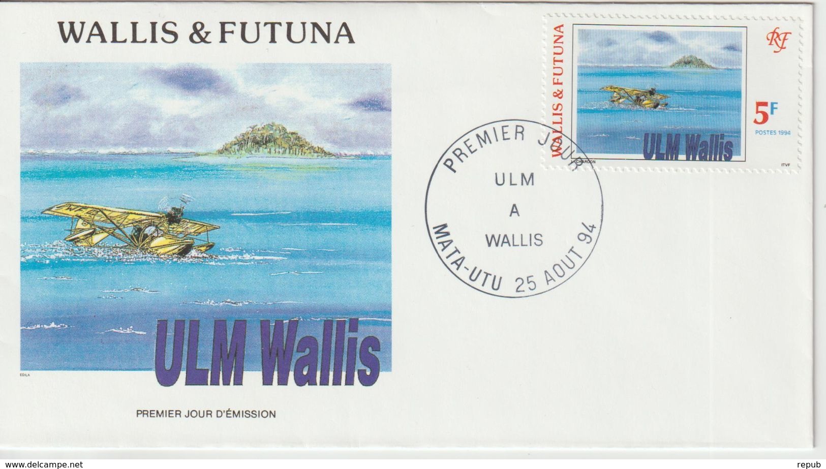 Wallis Et Futuna FDC 1994 Aviation 467 - FDC