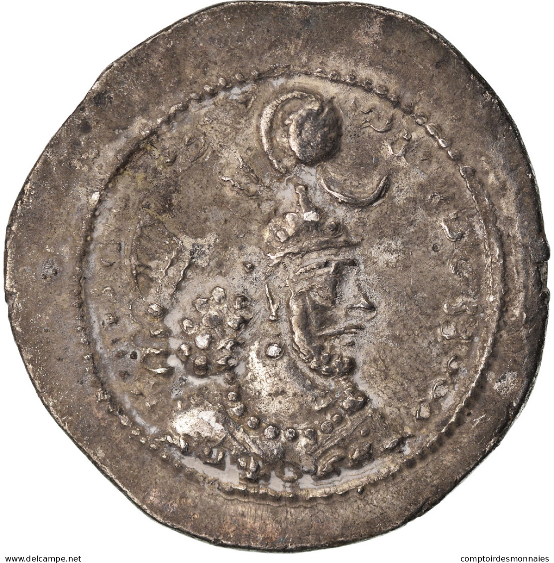 Monnaie, Royaume Sassanide, Yazdgard I, Drachme, TTB, Argent - Orientalische Münzen