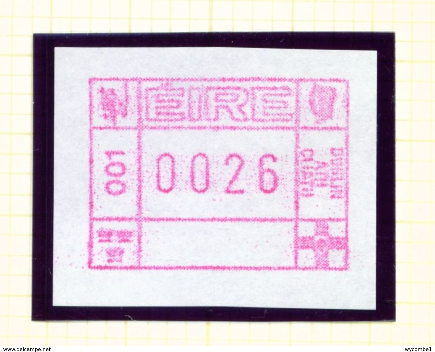 IRELAND  -  1991 Frama 26p Unmounted/Never Hinged Mint - Frankeervignetten (Frama)