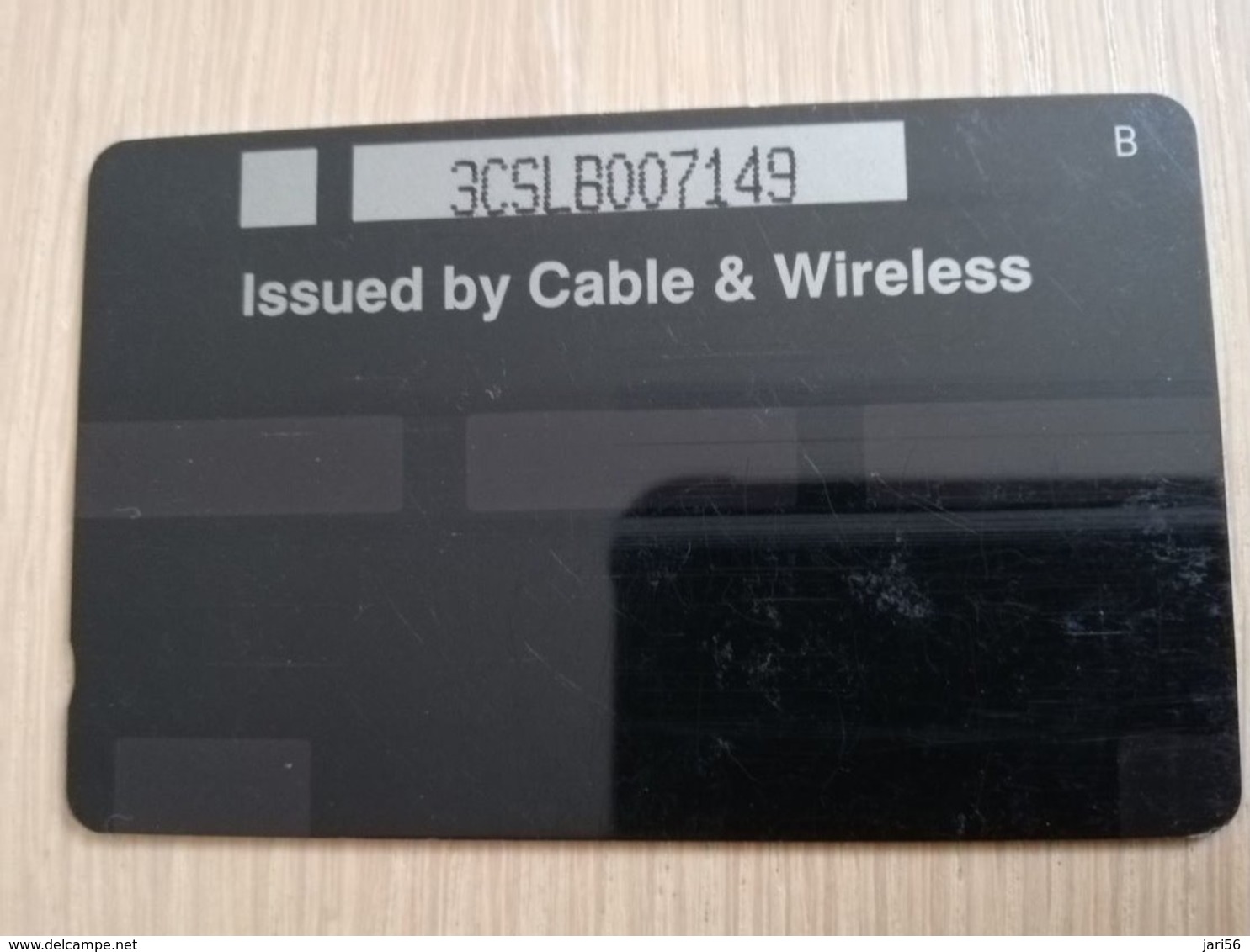 ST LUCIA    $ 20  CABLE & WIRELESS  STL-3B   3CSLB  Fine Used Card ** 2384** - St. Lucia