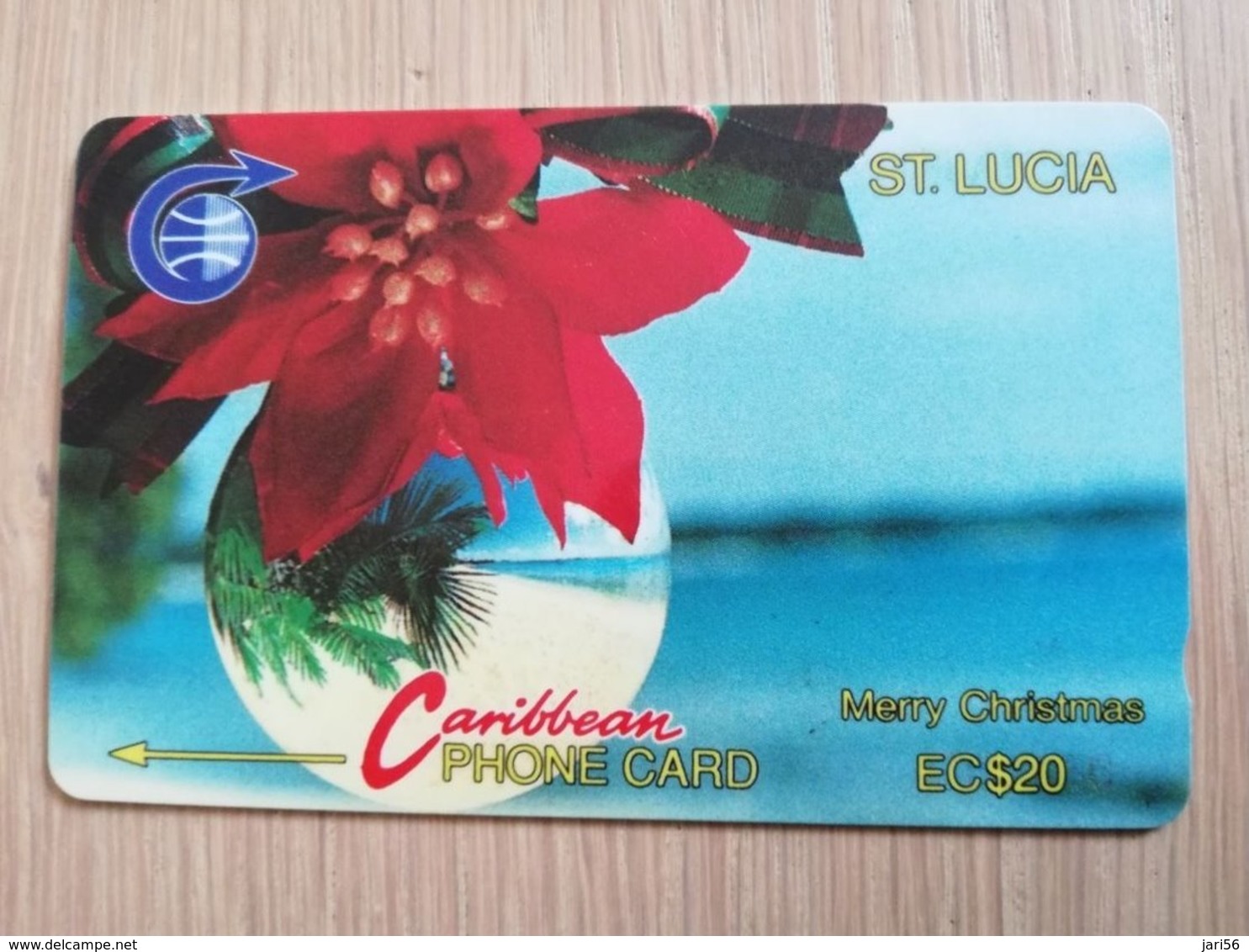 ST LUCIA    $ 20  CABLE & WIRELESS  STL-5A   5CSLA   CHRISTMAS  Fine Used Card ** 2387** - St. Lucia