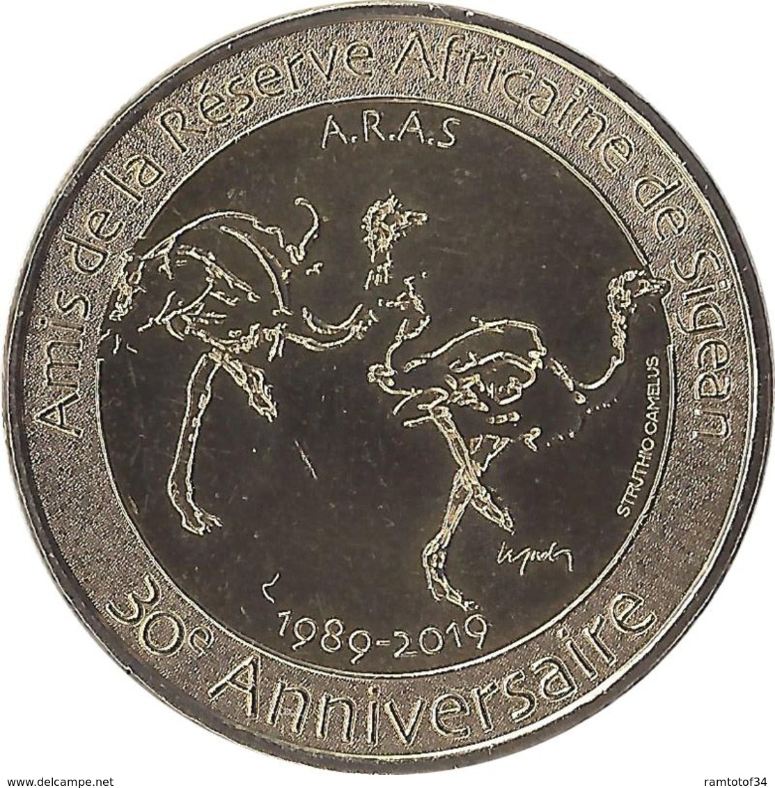 2019 MDP156 - SIGEAN - Réserve Africaine De Sigean 26 (l'autruche) / MONNAIE DE PARIS - 2019