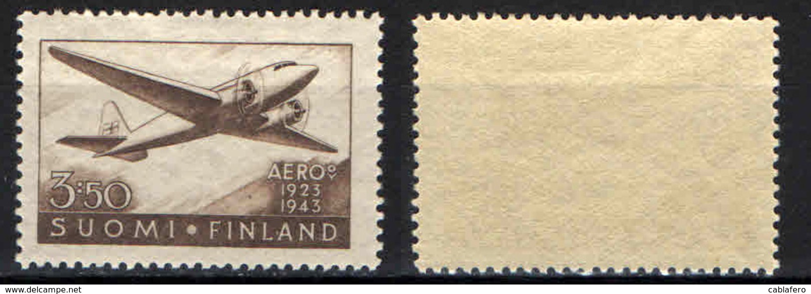 FINLANDIA - 1944 - 20° ANNIVERSARIO DEL SERVIZIO POSTALE AEREO DELLA AEREO O. Y. - MNH - Ongebruikt