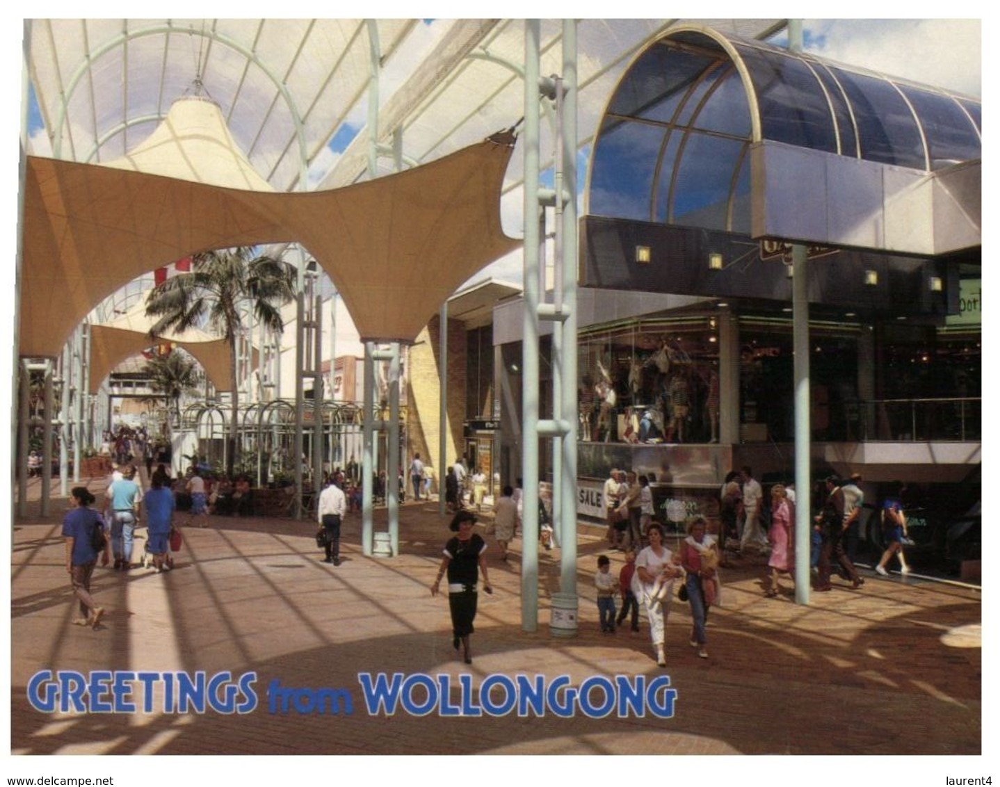 (A 9) Australia - NSW - Wollongong Greetings (with Stamp) - Wollongong