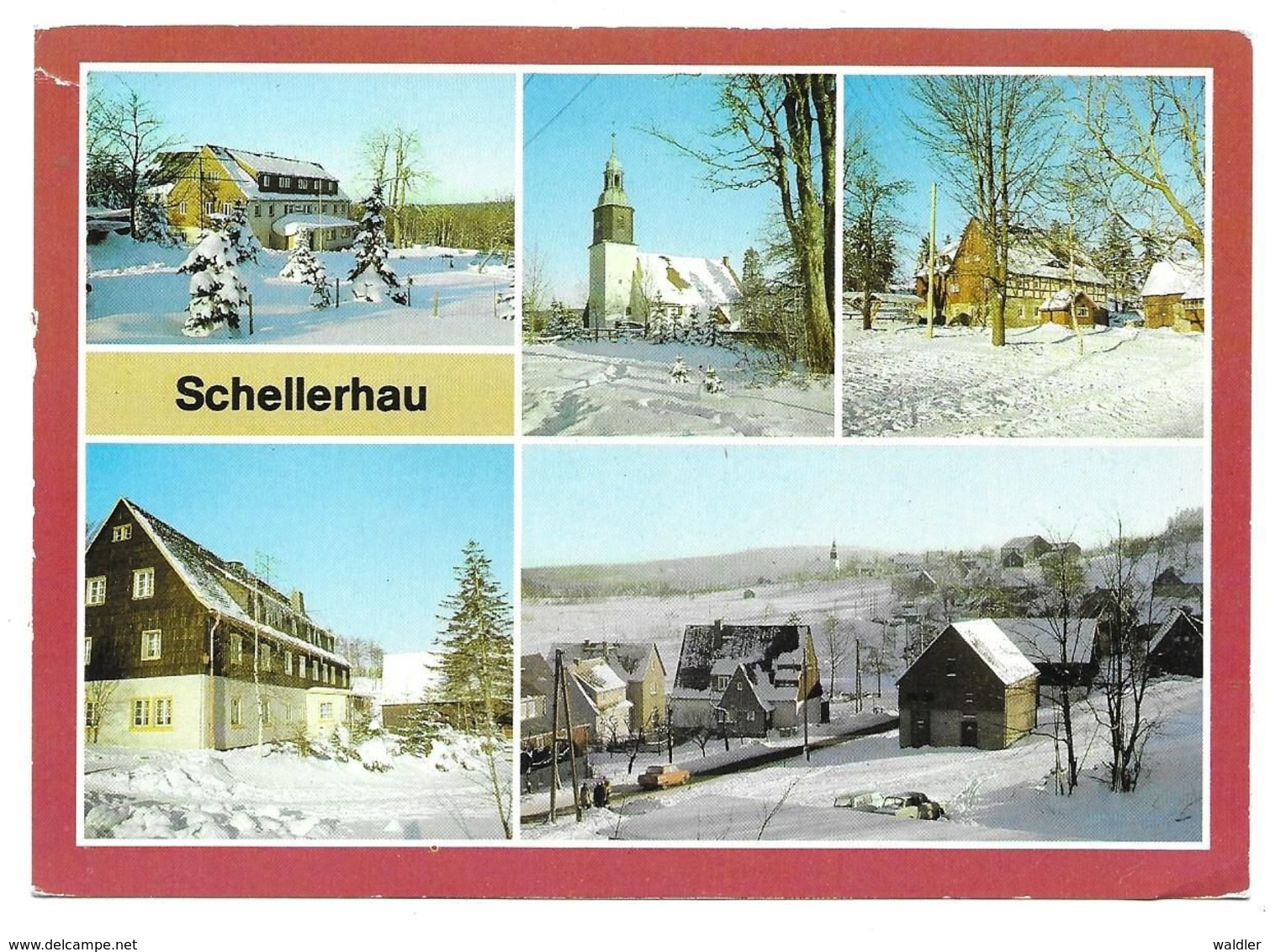 8238  SCHELLERAU (Kr. DIPPOLDISWALDE) - MEHRBILD  1983 - Schellerhau