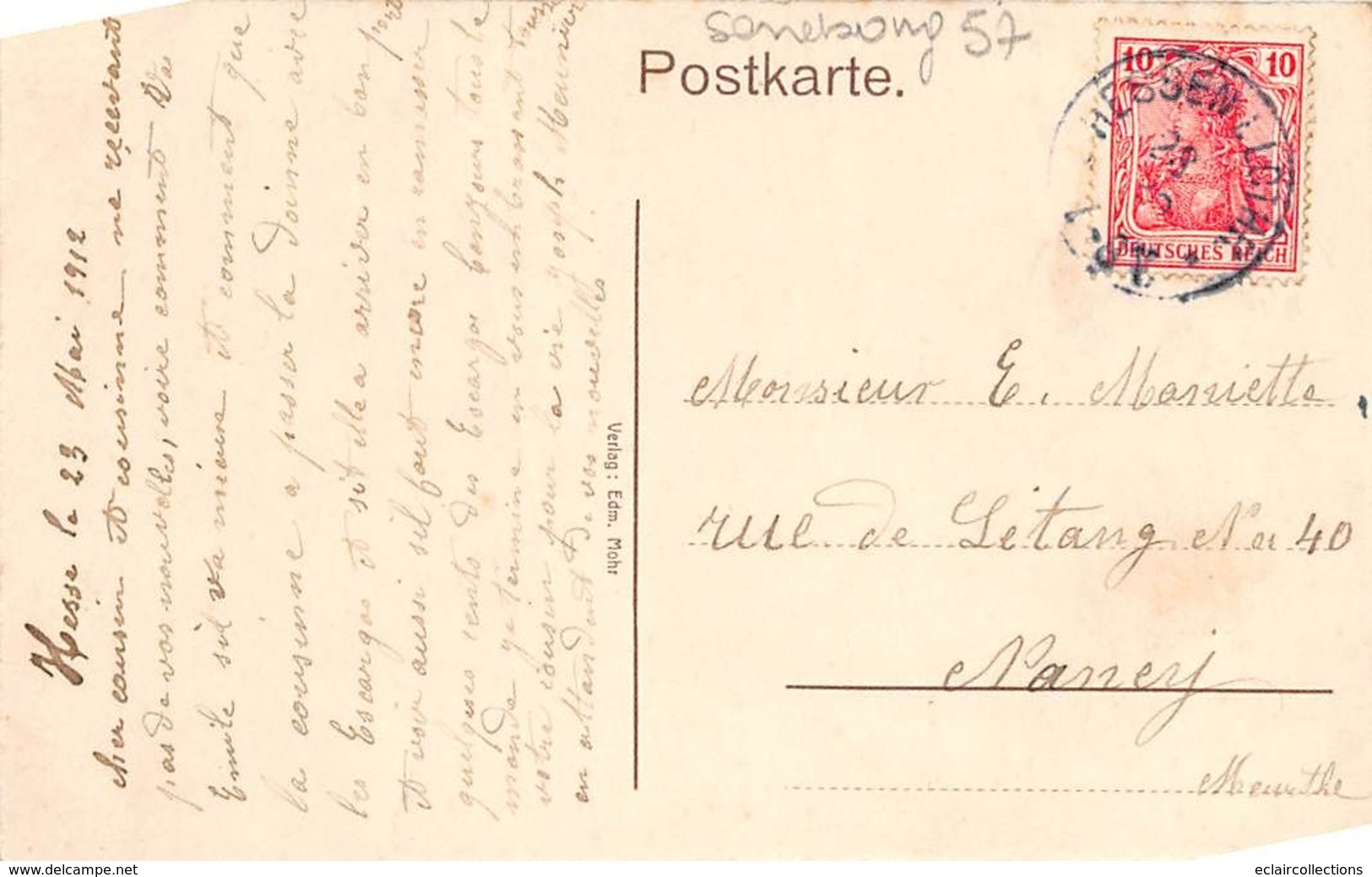 Saarburg     .   67         Une Rue   . Un Pensionnat        (voir Scan) - Sarrebourg