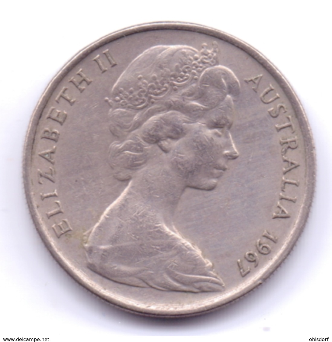 AUSTRALIA 1967: 10 Cents, KM 65 - 10 Cents