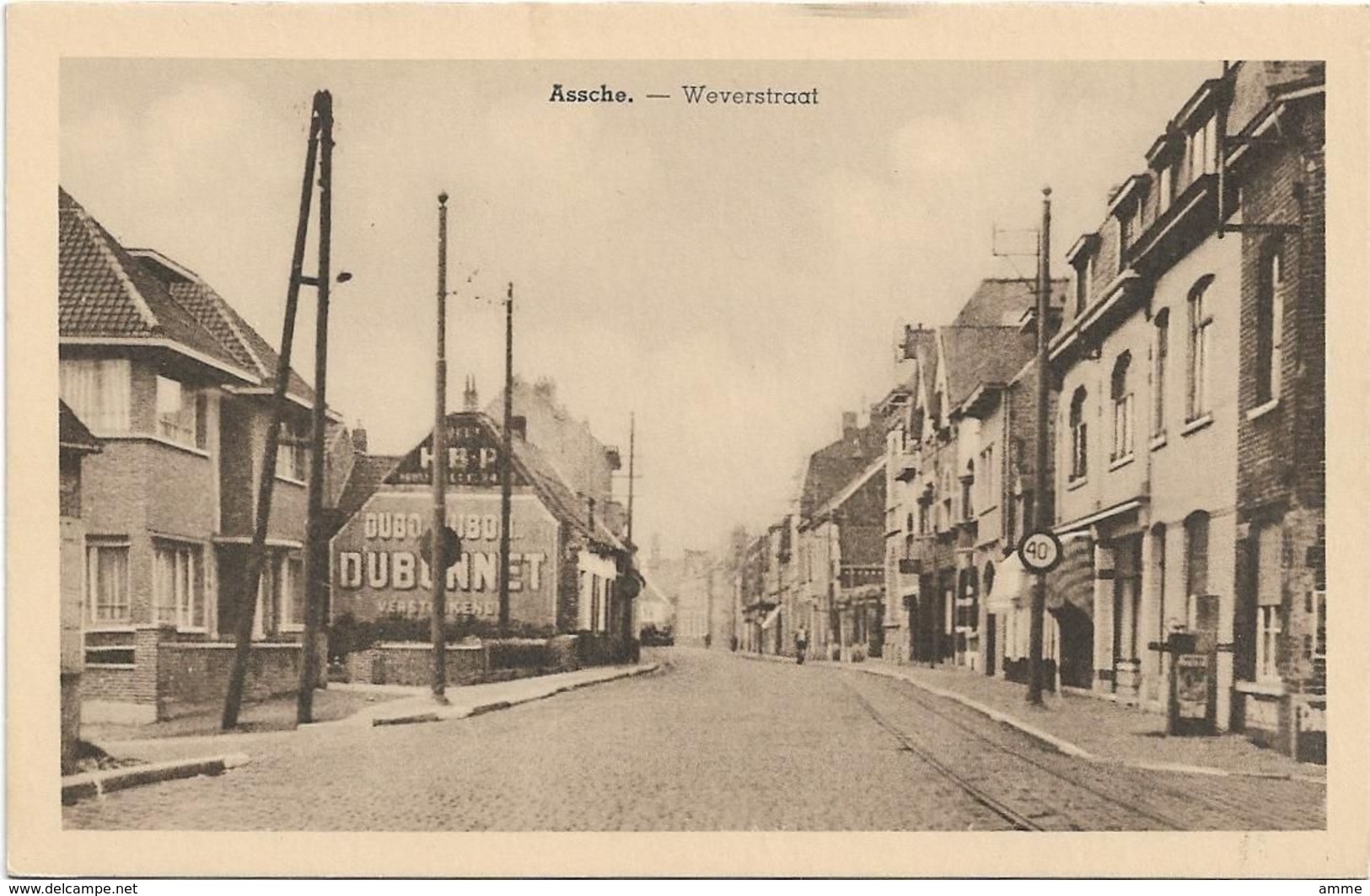 Asse - Assche  *  Weverstraat  (pub. Dubonnet) - Asse