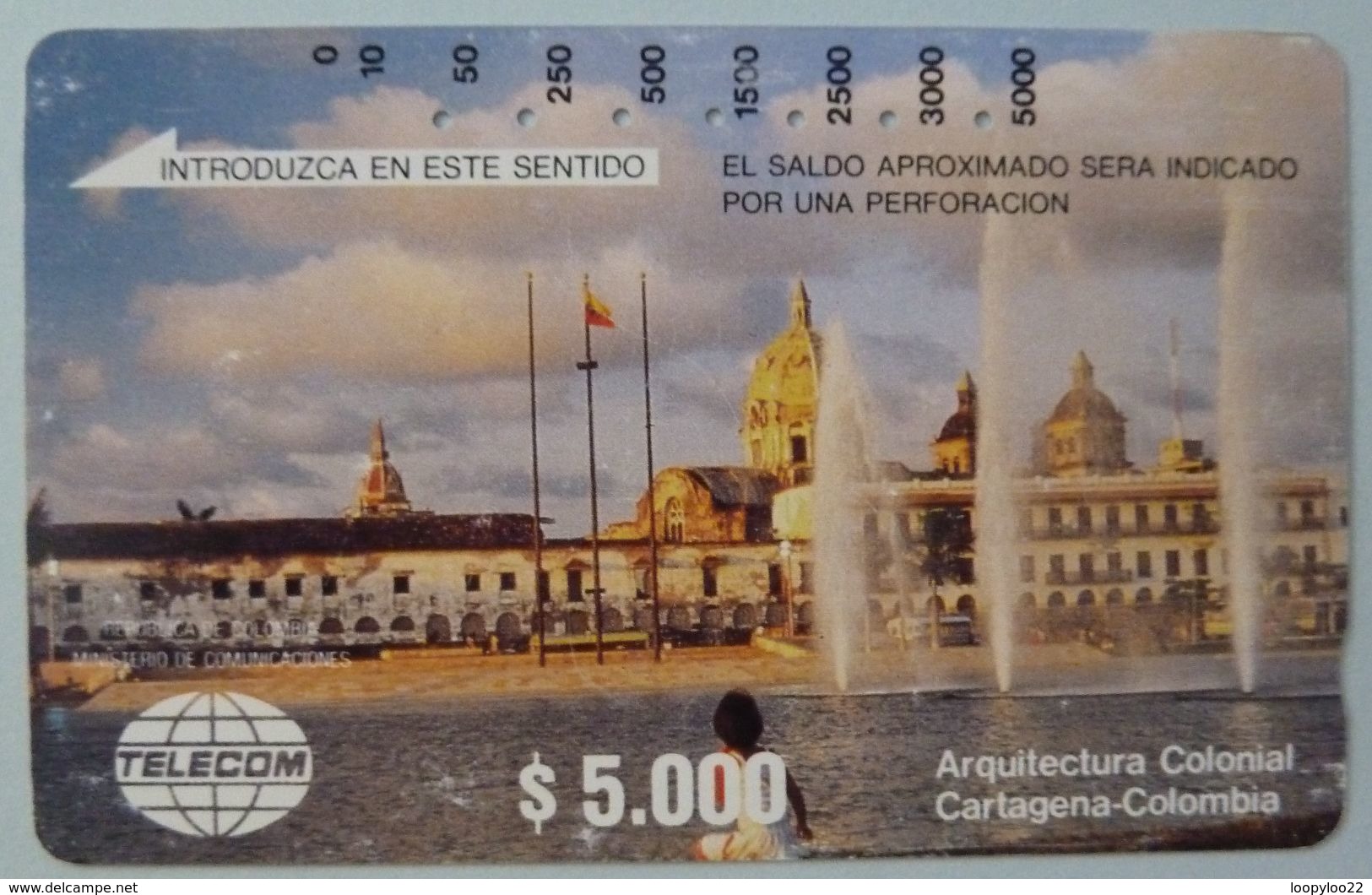 COLUMBIA - Tamura - D1 - Arquitectura Colonial - $5.000 - Used - Colombia