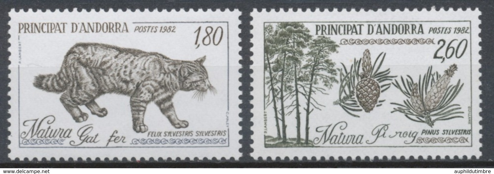 Andorre FR Série N°306 + N°307 NEUFS** ZA307S - Unused Stamps