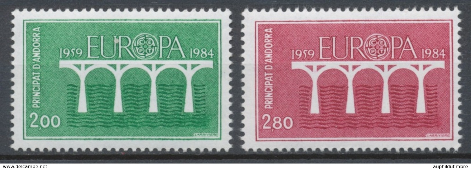 Andorre FR Série N°329 + N°330 NEUFS** ZA330S - Unused Stamps