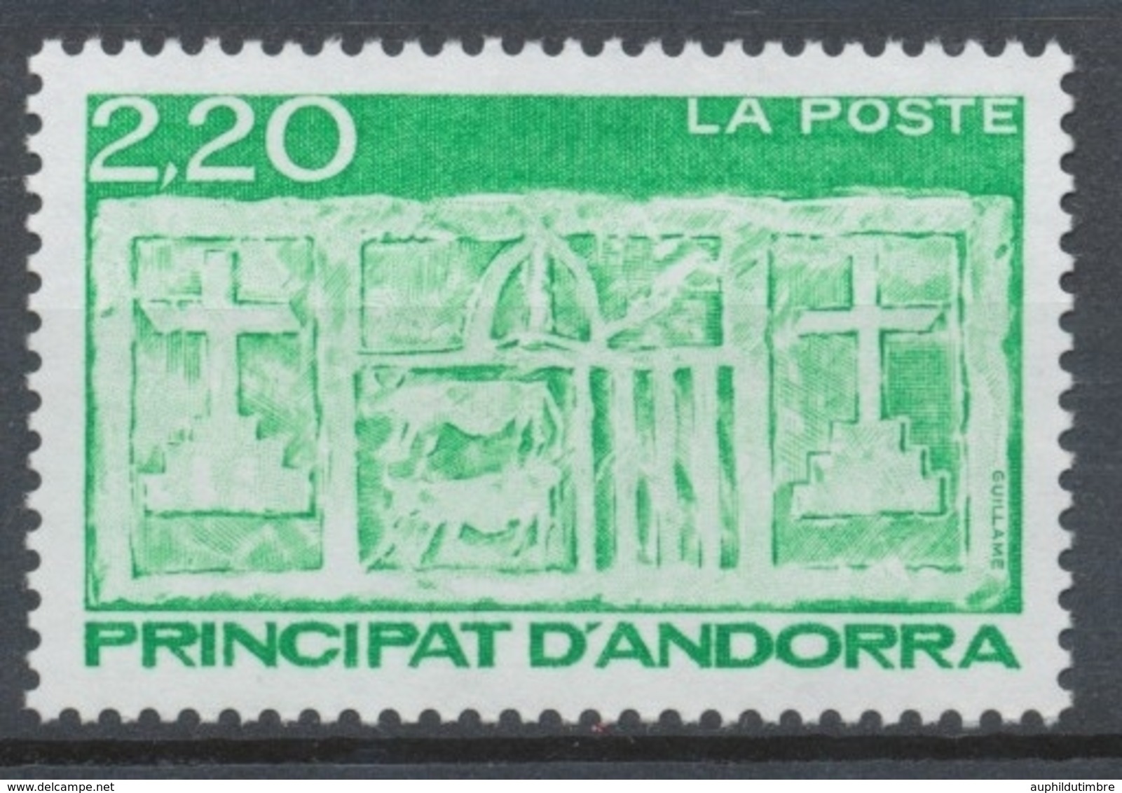 Andorre Français N°410 2f.20 Vert NEUF** ZA410 - Neufs