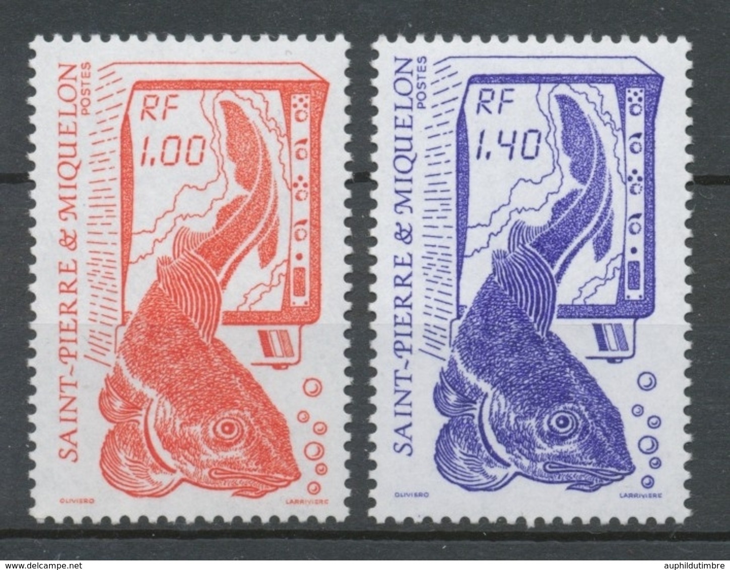 SPM  N°472A Série La Pêche Méthode Moderne De Détection  2 Val. ZC472A - Unused Stamps