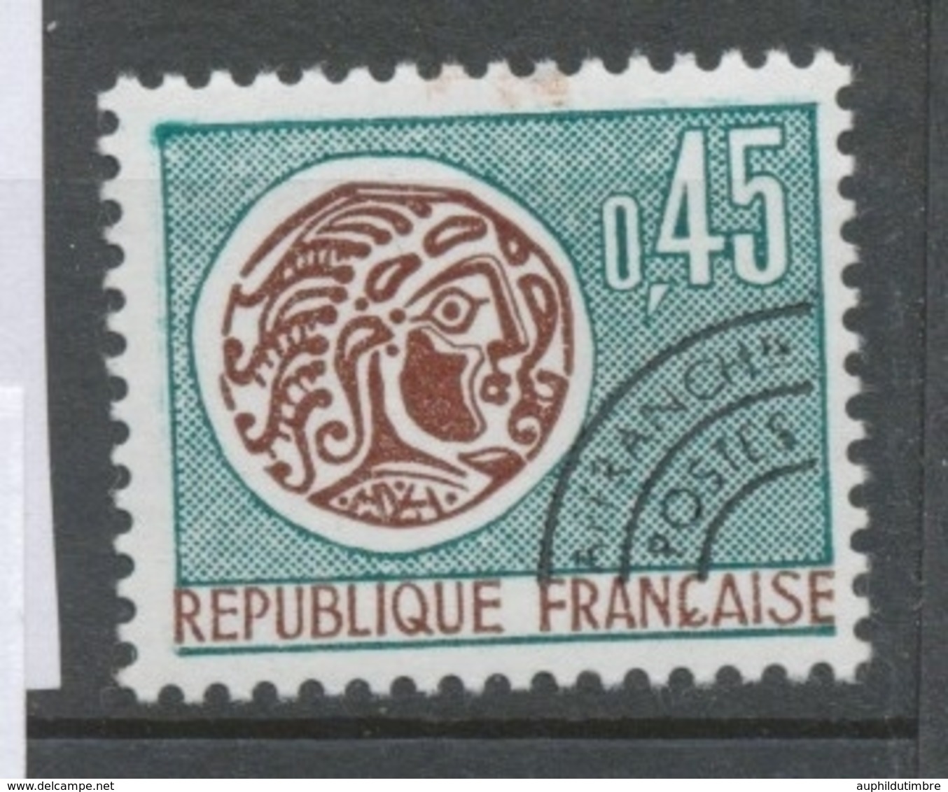Préoblitérés N°132 Monnaie Gauloise.  45c. Bistre Et Vert ZP132 - 1964-1988