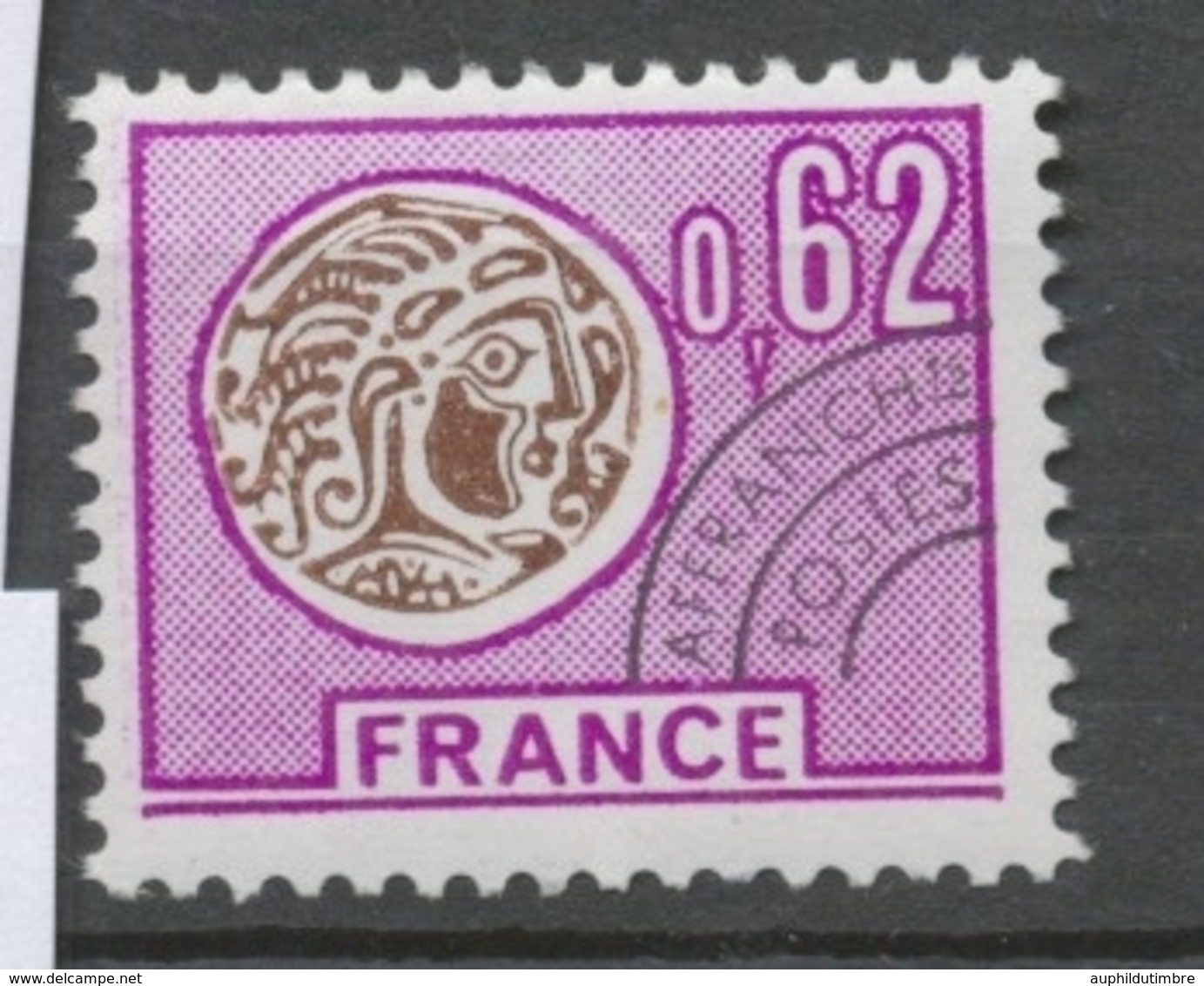 Préoblitérés N°141 Monnaie Gauloise.  62c. Lilas Et Brun ZP141 - 1964-1988