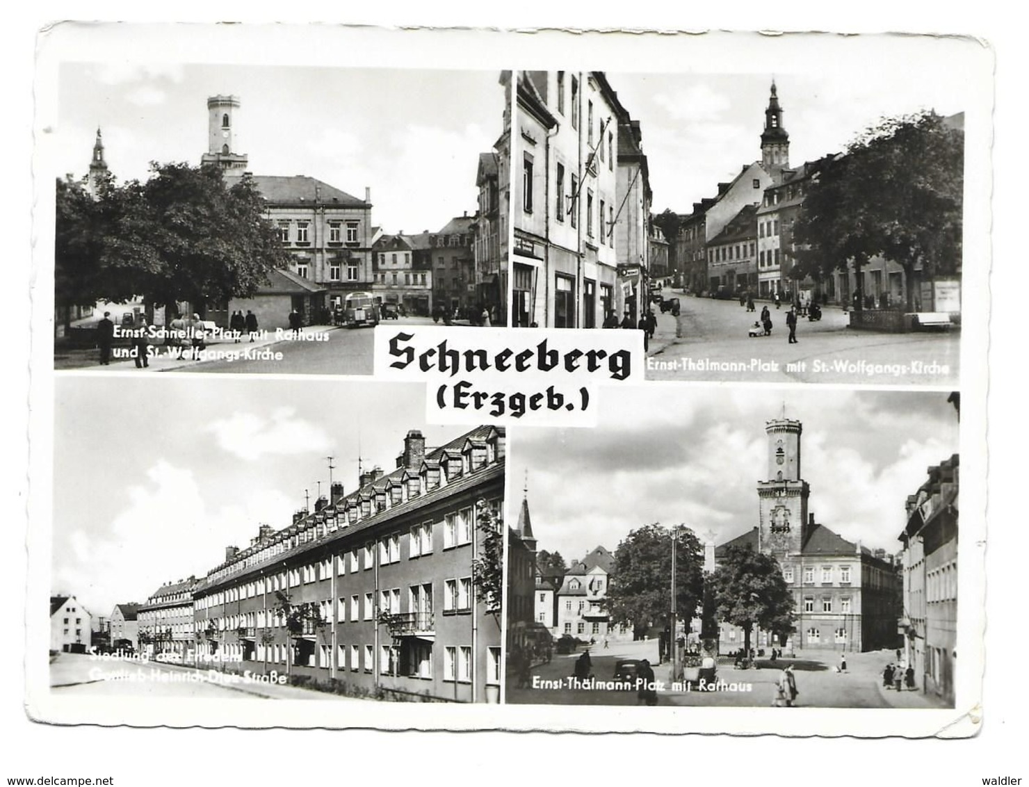 9412  SCHNEEBERG / ERZ.   -  MEHRBILD  1958 - Schneeberg