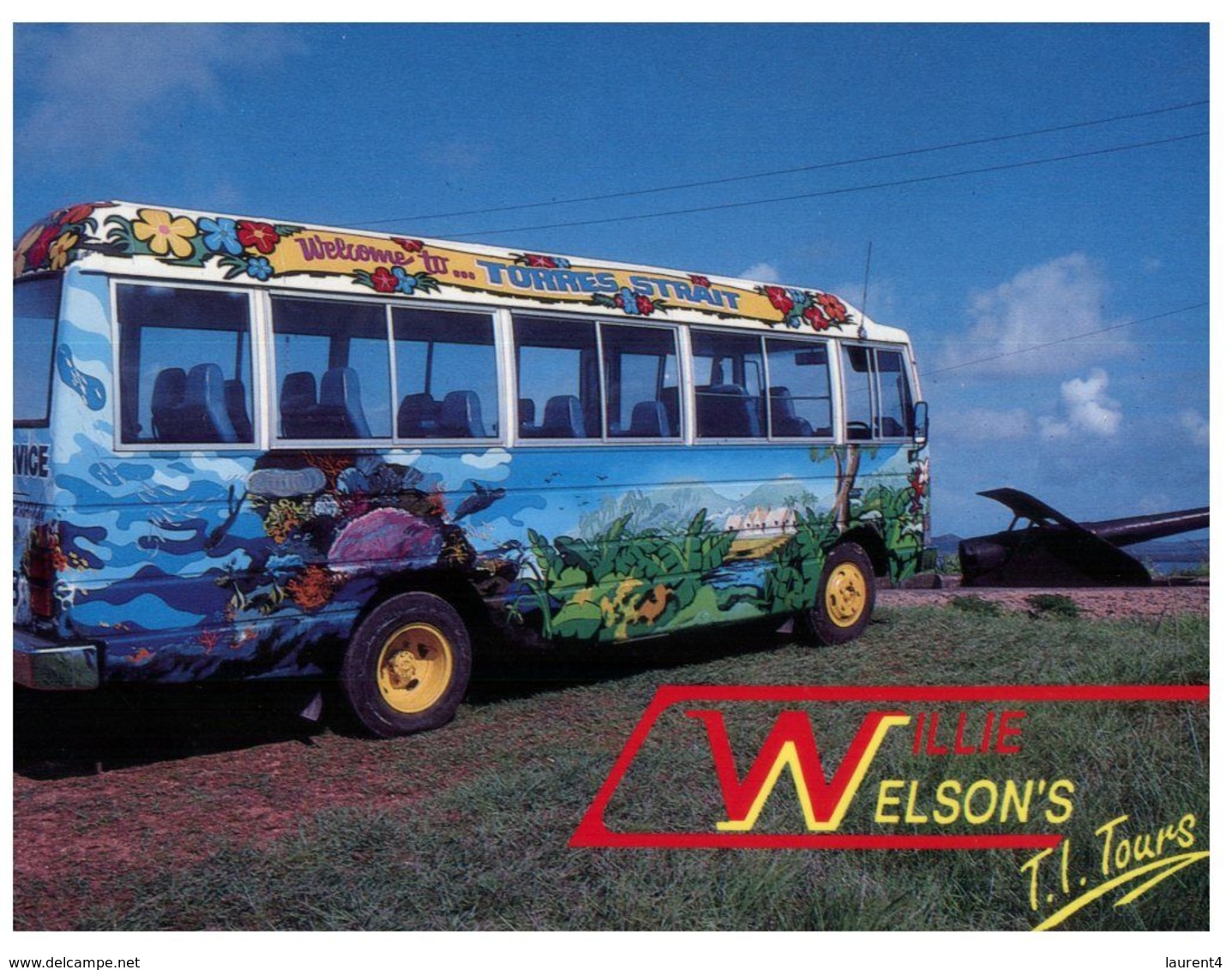 (A 34) Australia - WA - Thursday Island Bus Tour (with Stamp) - Far North Queensland