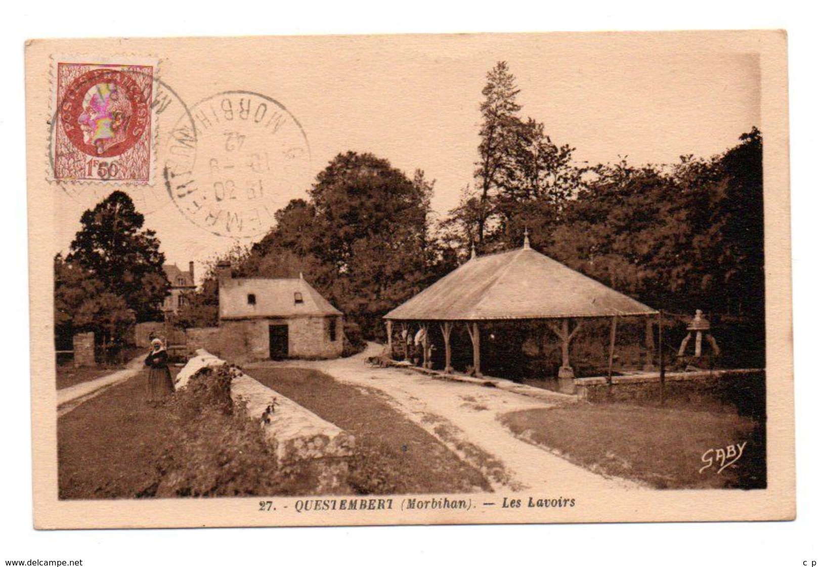 Questembert - Les Lavoirs - CPA °R - Questembert