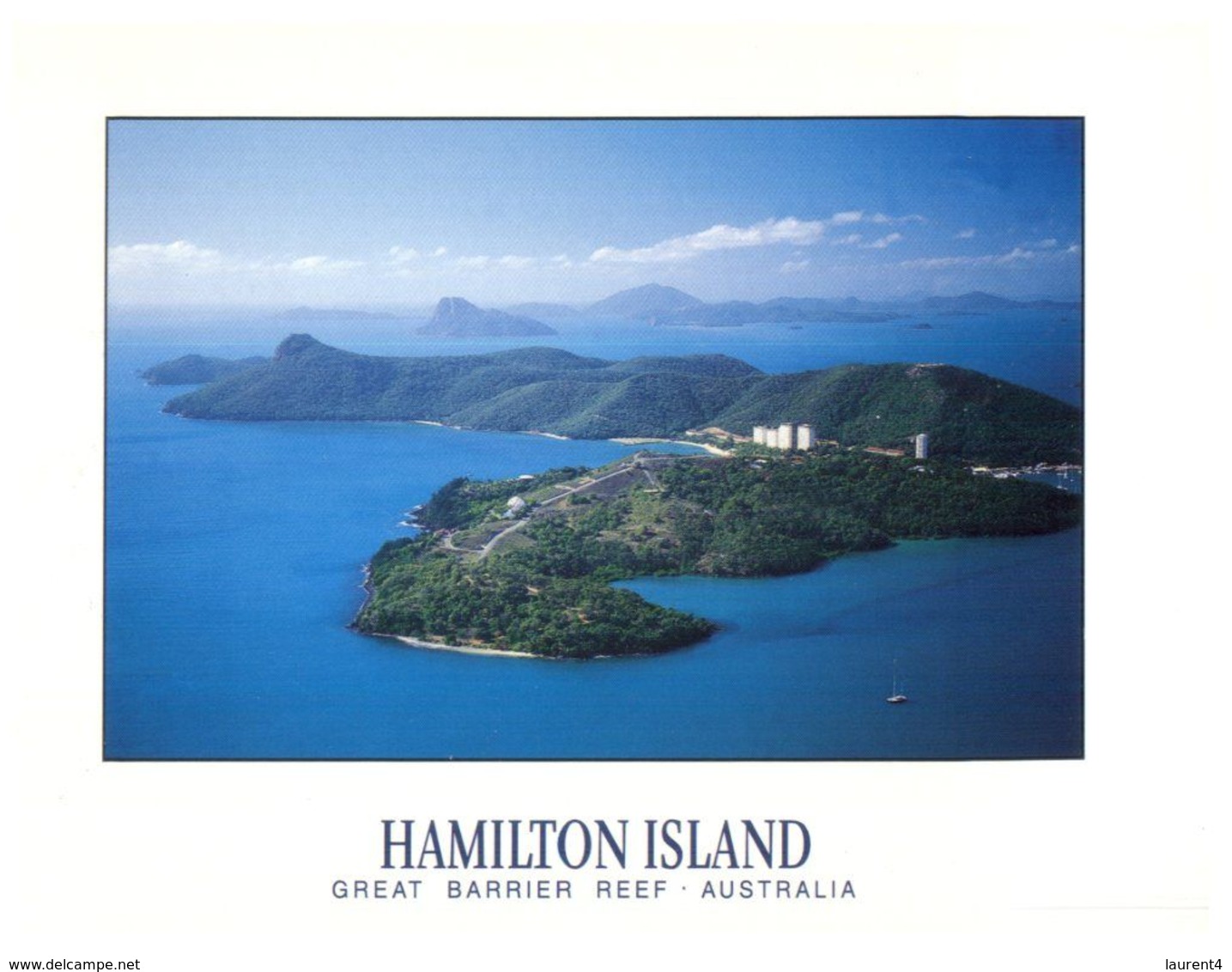 (A 38) Australia - QLD - Hamilton Island (aerial) - Mackay / Whitsundays