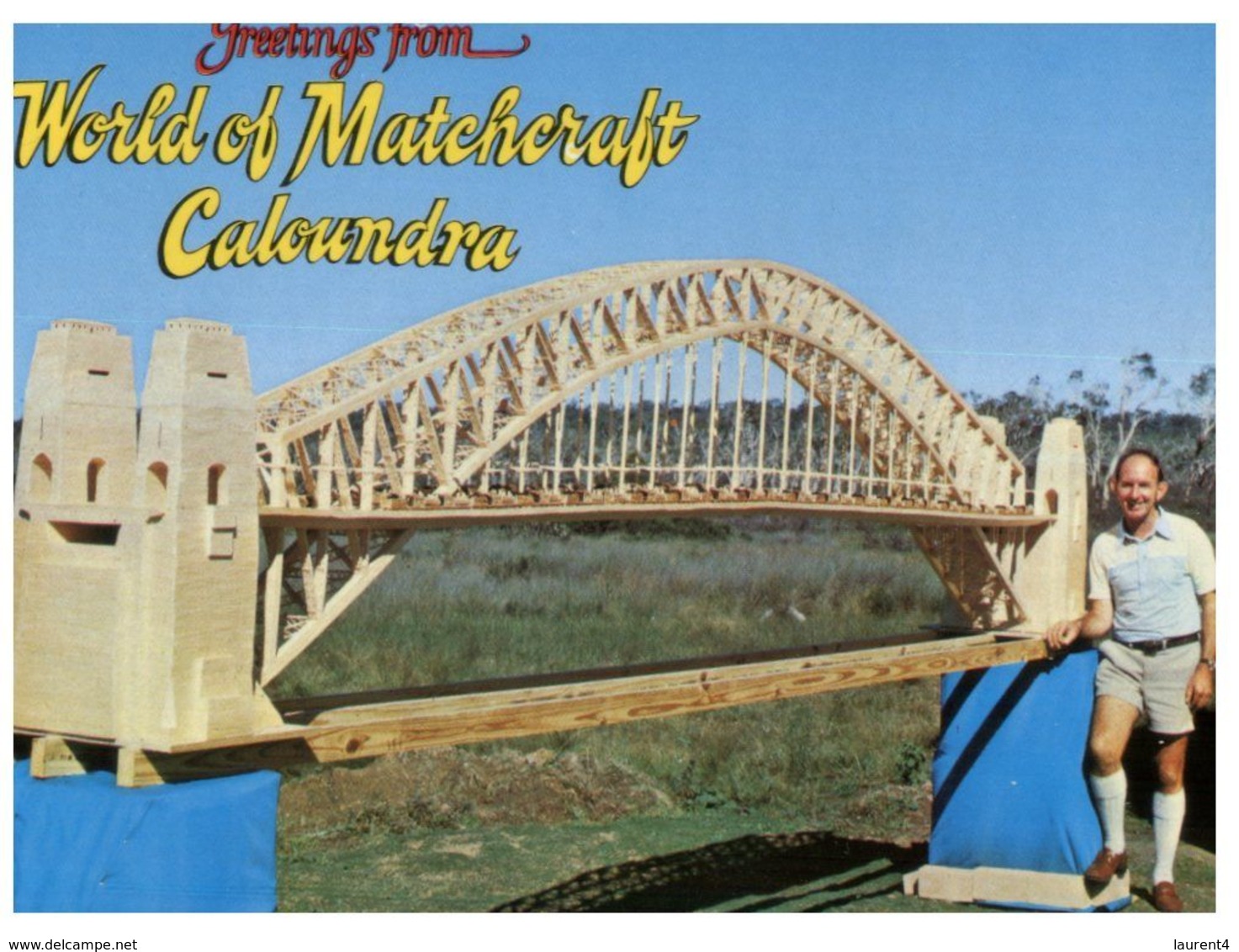 (A 40) Australia - QLD - Caloundra World Of Matchcraft - Harbour Bridge - Gold Coast