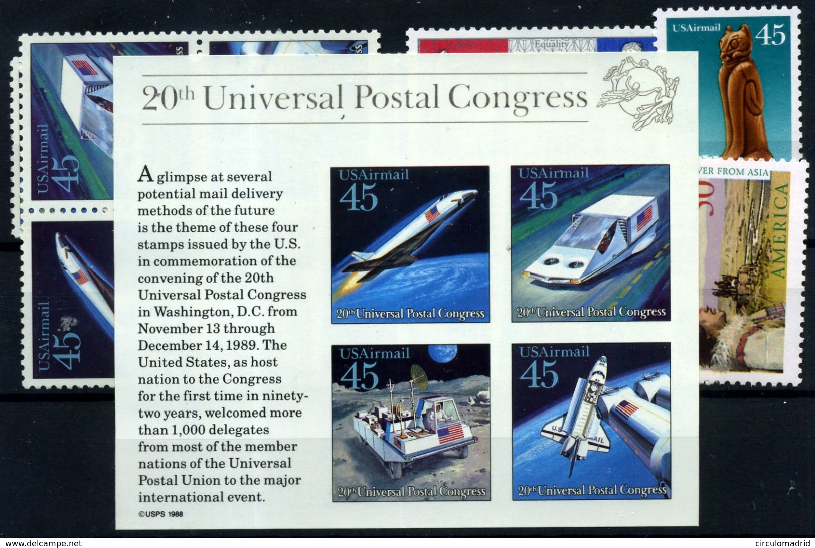 Estados Unidos Nº 114/24 Y HB 22. Año 1989/91 - 3b. 1961-... Ungebraucht