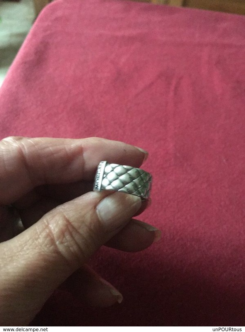 bague MORGAN en argent massif taille 54