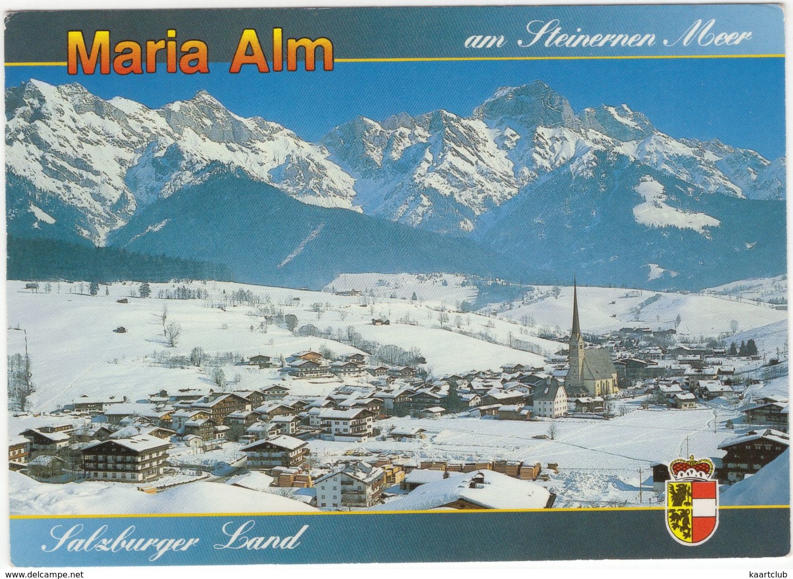 Maria Alm Am Steinernen Meer - Skigebiet Aberg-Langeck, 2000 M - (Land Salzburg, Austria) - Maria Alm