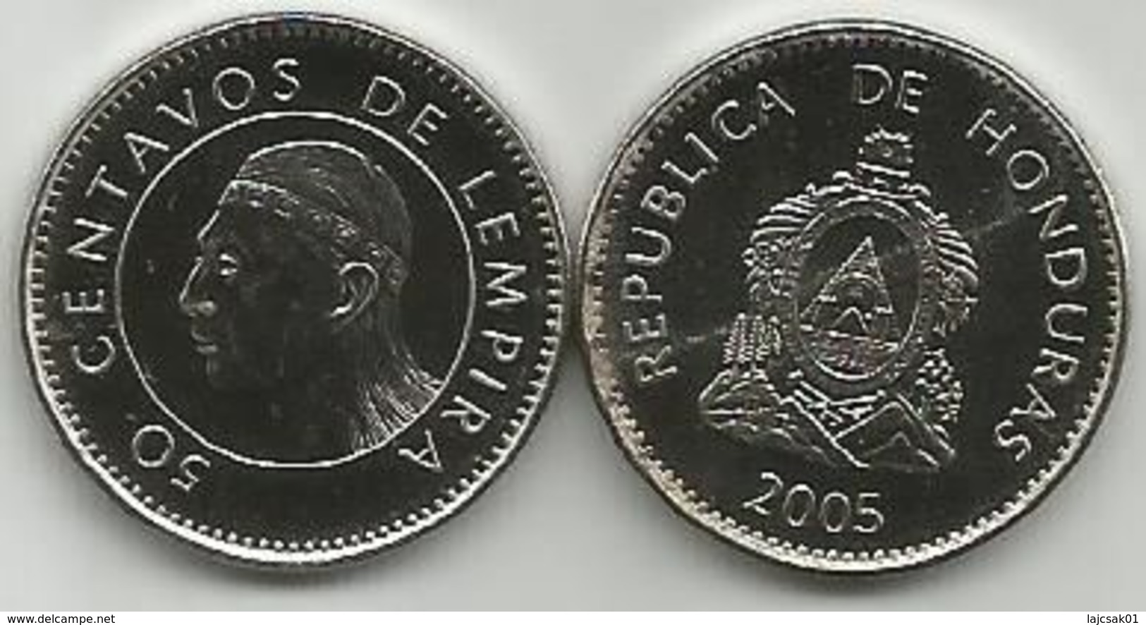 Honduras 50 Centavos 2005. High Grade - Honduras