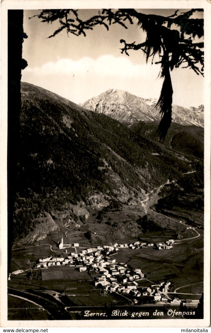 Zernez - Blick Gegen Den Ofenpass - Zernez