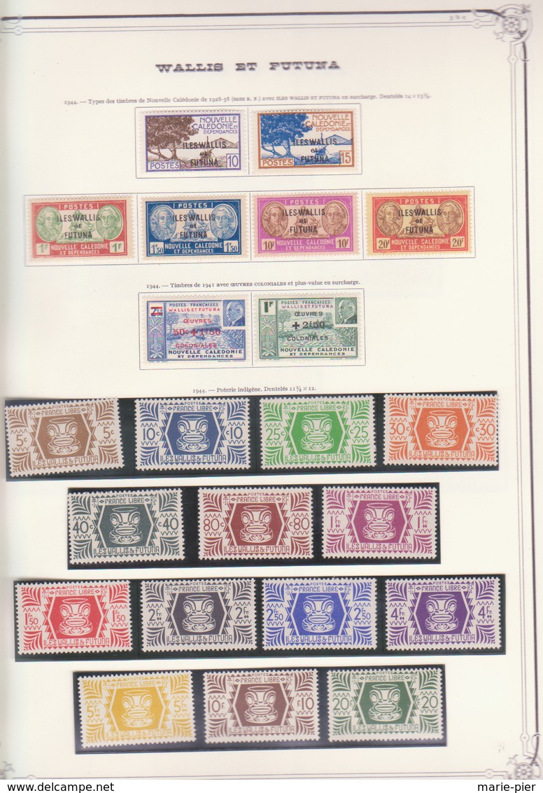 Timbres Wallis Et Futuna (n° 1 à 370 + PA + Taxe + Blocs) - Collections, Lots & Series