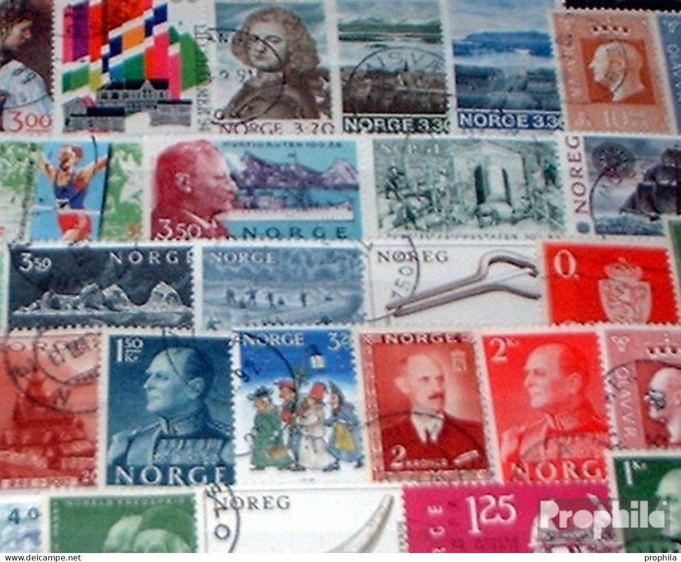 Norwegen 50 Verschiedene  Sondermarken Und Großformate - Collections