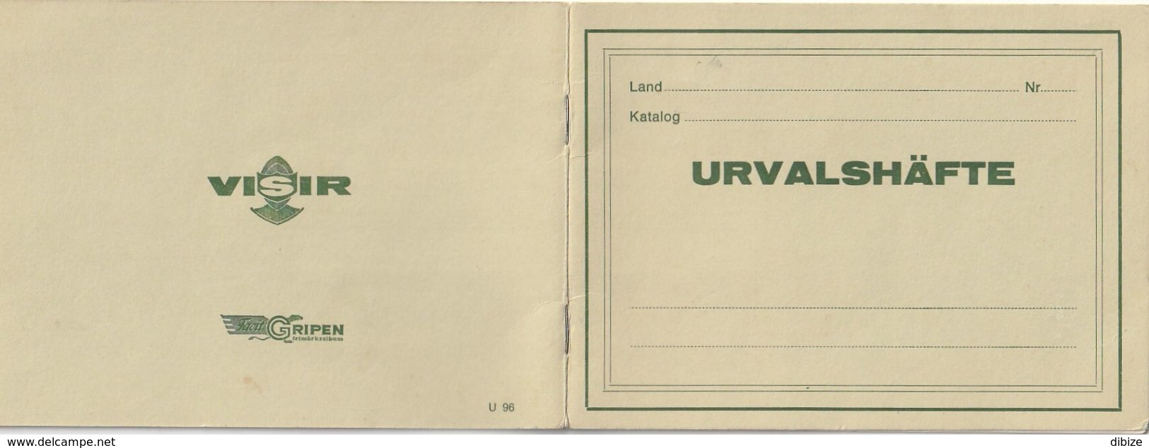 Sweden. Stamp Album. Selection Booklet. 12 Sheets Including 1 Full. - Petit Format, Fond Blanc