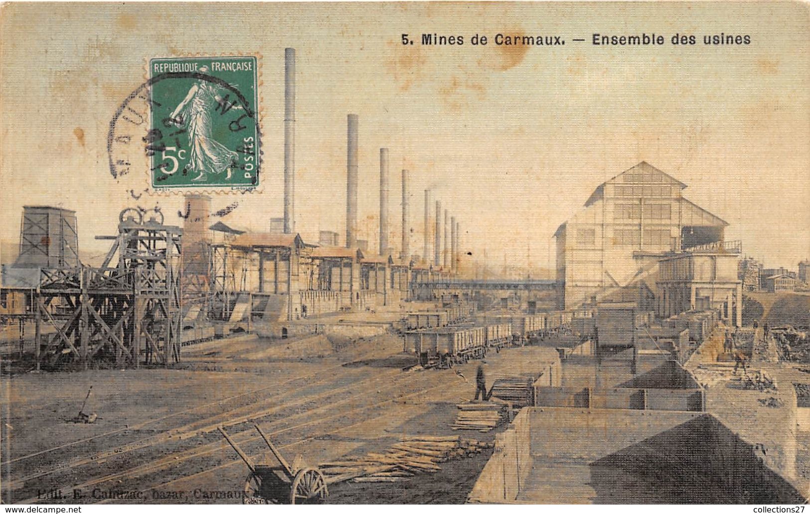 81-CARMAUX- ENSEMBLE DES USINES - Carmaux